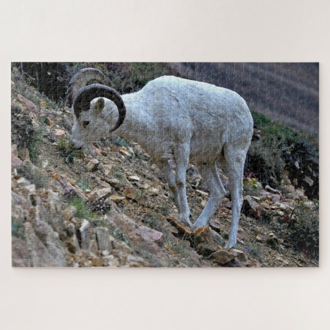 Dall Sheep auf der Hillside Puzzle (Horizontal)