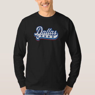 Dallas 4. Juli Amerikanische Flagge USA Tex T-Shirt