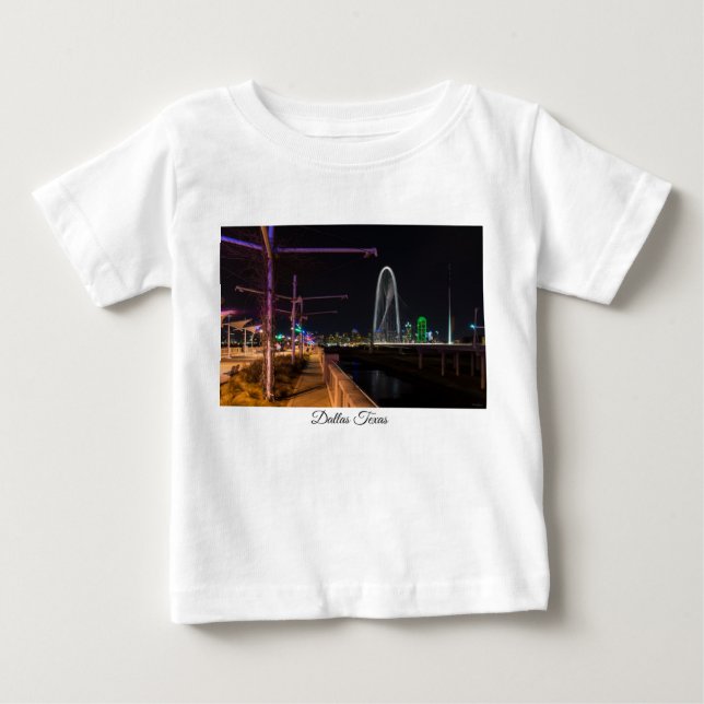 Dallas Abend Walk Baby T-shirt (Vorderseite)