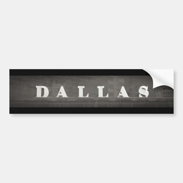 Dallas Autoaufkleber (Vorne)