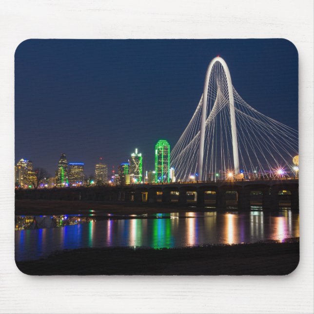 Dallas Bridge Blick Mousepad (Vorne)