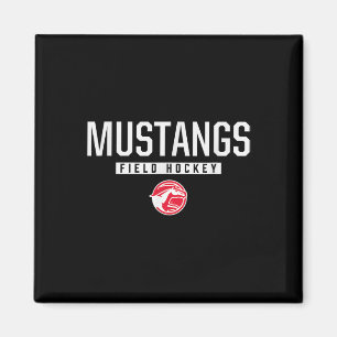 Dallas Center-grimes Mustangs Logo Feldhockey Hs Magnet
