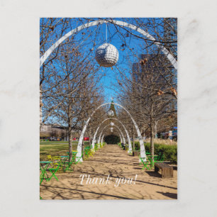 Dallas Christmas Arches Danke, Postcard Postkarte