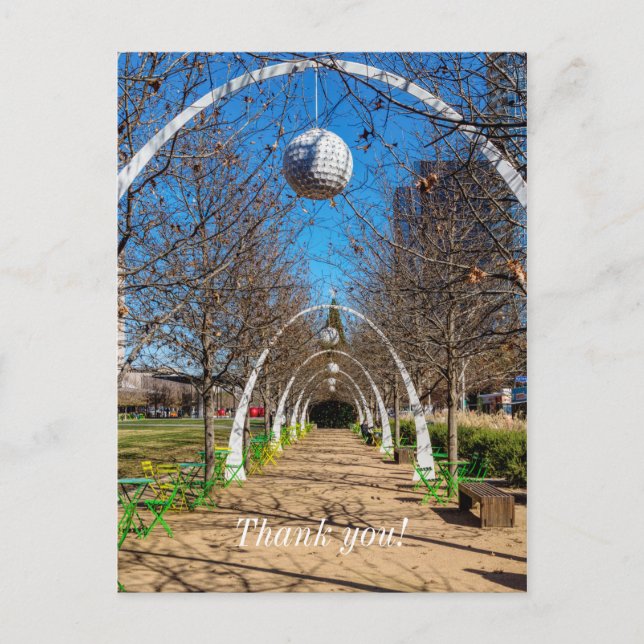 Dallas Christmas Arches Danke, Postcard Postkarte (Vorderseite)