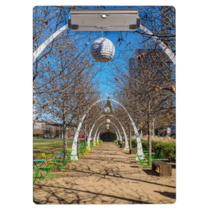 Dallas Christmas Arches Klemmbrett