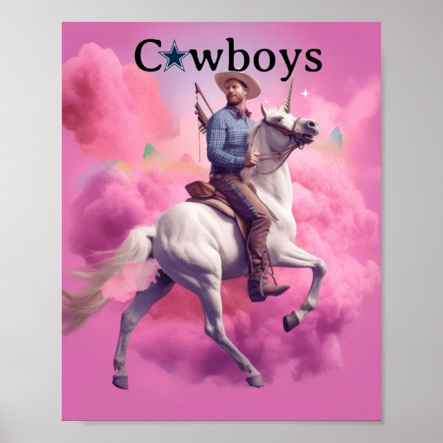 Dallas Cowboys Einhorn Poster (Vorne)