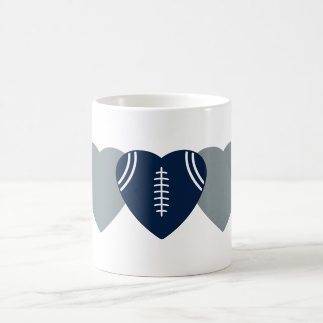 Dallas Cowboys Football Herzdesign Kaffeetasse (Mittel)