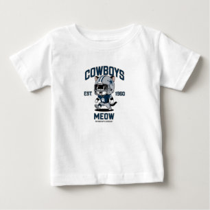 Dallas Cowboys Süße Kätzchen Football Spieler Baby T-shirt