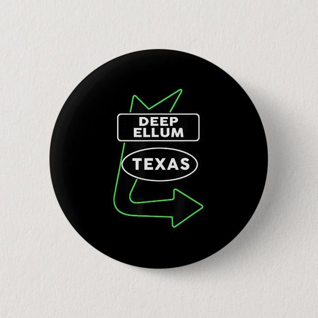 Dallas Deep Ellum Texas Geschenkidee Männer Frauen Button (Vorderseite)