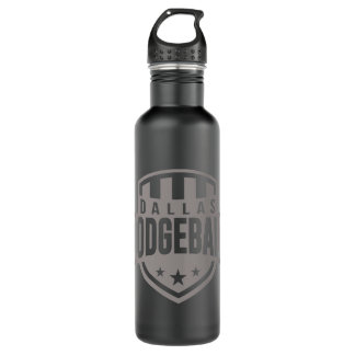 Dallas Dodgeball Einfarbiges Logo Wasserflasche Edelstahlflasche