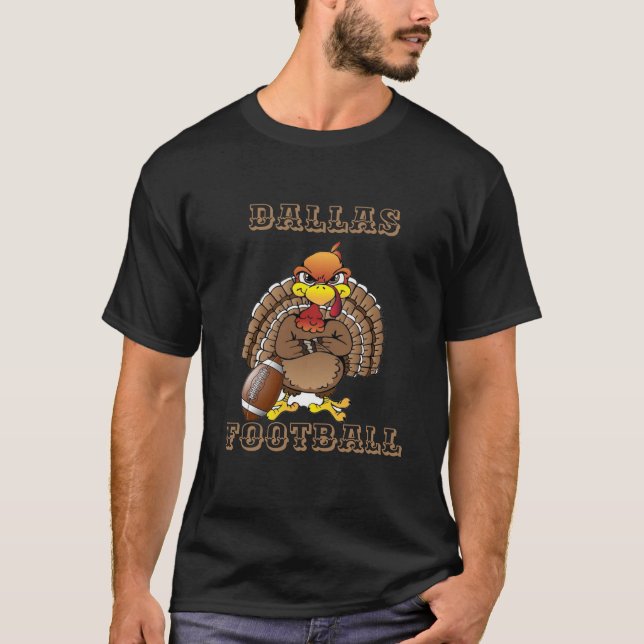 Dallas Erntedank Day Football Texas gestört  T-Shirt (Vorderseite)