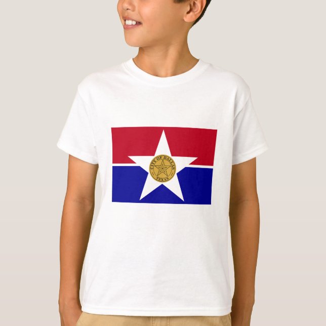 Dallas-Flagge T-Shirt (Vorderseite)