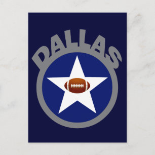 DALLAS FOOTBALL POSTKARTE