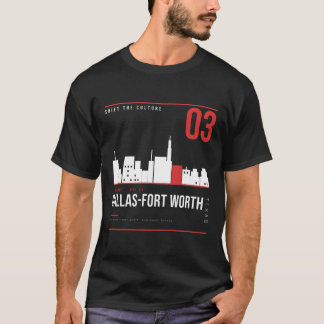 Dallas-Fort Worth Skyline ShiftTape Vol 03 T-Shirt