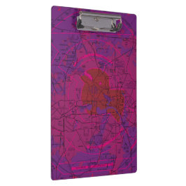 Dallas Ft. Worth Flyway Chart Klemmbrett