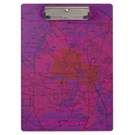 Dallas Ft. Worth Flyway Chart Klemmbrett