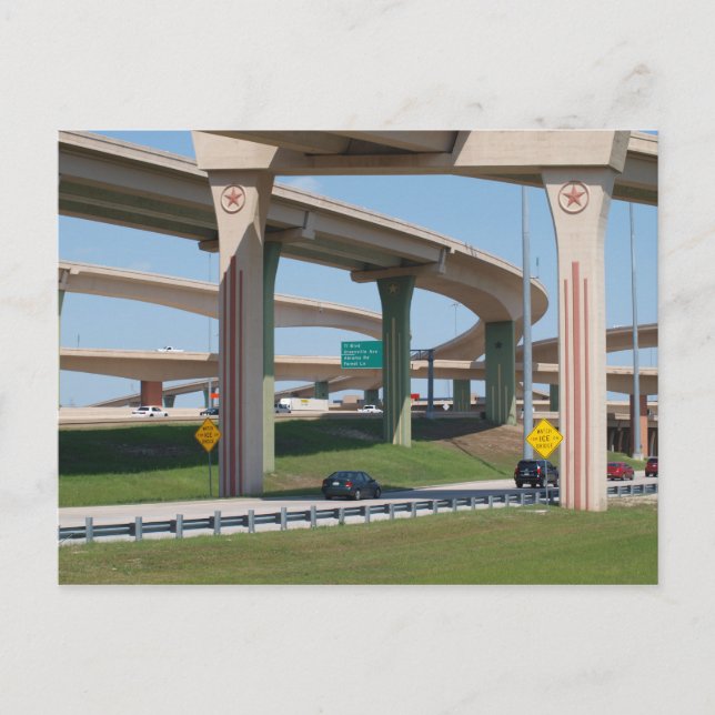 Dallas High 5 Postkarte (Vorderseite)