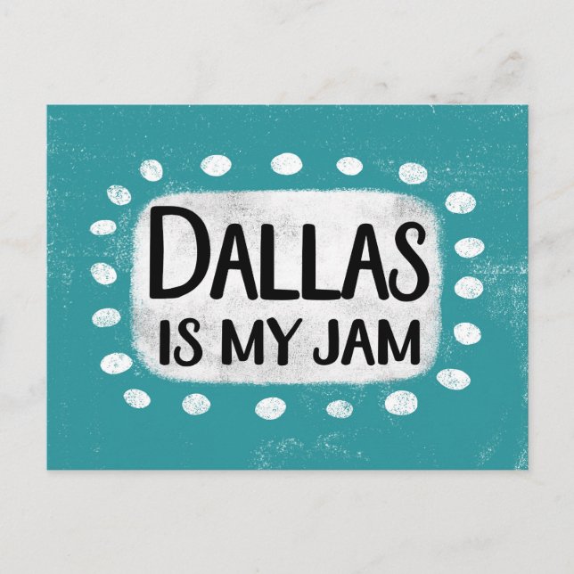 Dallas ist meine Postkarte (Vorderseite)