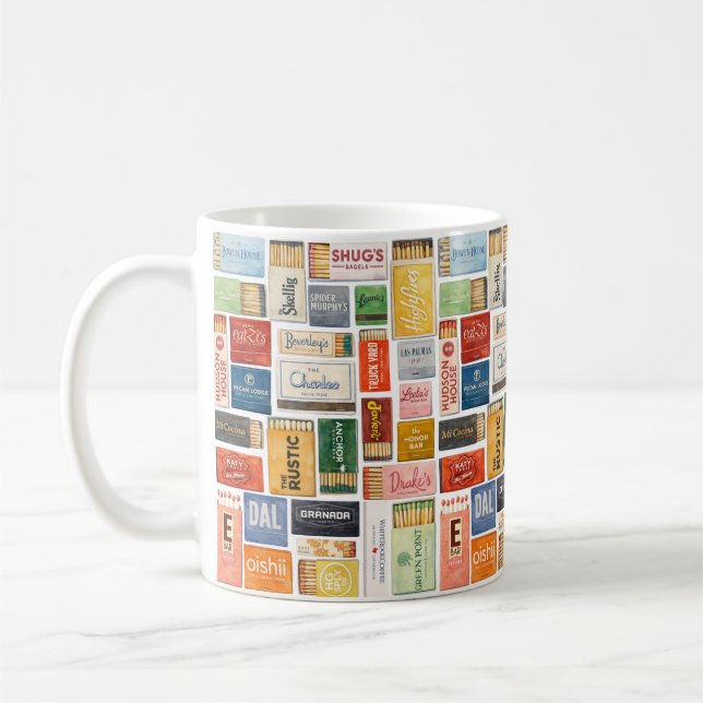 Dallas Matchbook Mug Kaffeetasse (Links)