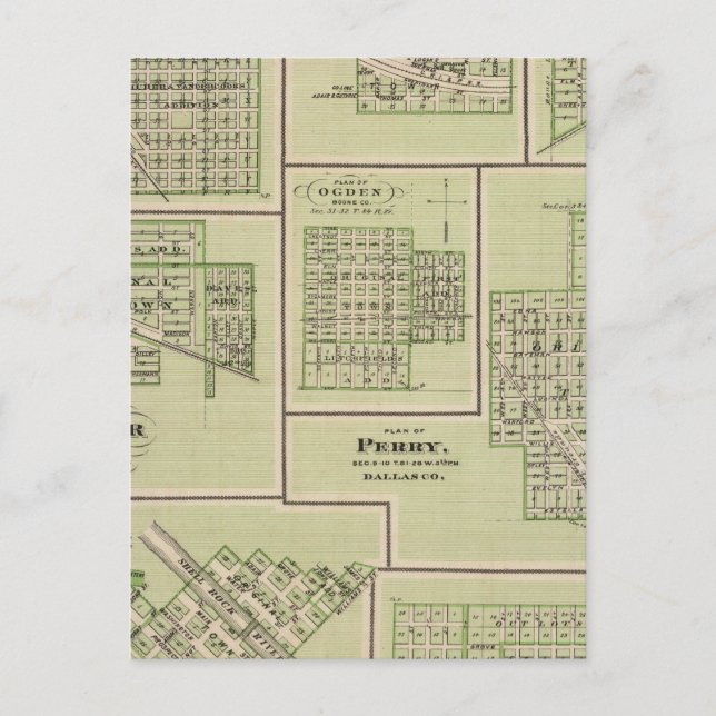 Dallas-Mitte, Casey, DeSoto, Dexter Postkarte (Vorderseite)