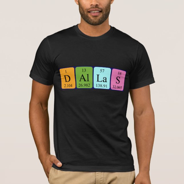 Dallas Periodenname Shirt (Vorderseite)