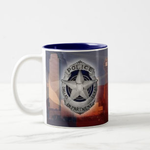 Dallas-Polizei Zweifarbige Tasse
