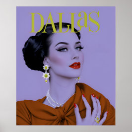 Dallas Reiseplakat Poster