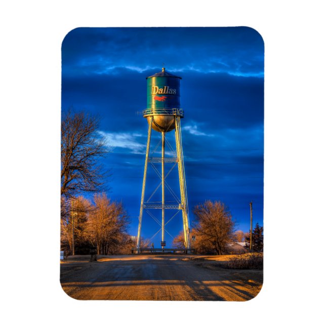 Dallas, SD Water Tower Magnet (Vertikal)