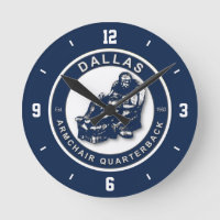 Dallas Sessel Quarterback Wand Uhr