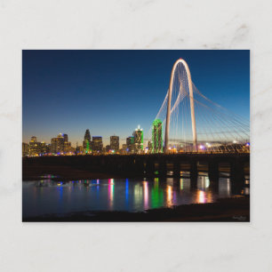 Dallas Skyline Dawn Postkarte