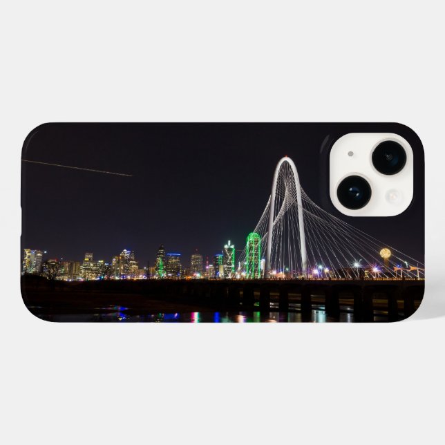 Dallas Skyline Hunt Case-Mate iPhone Hülle (Rückseite (Horizontal))