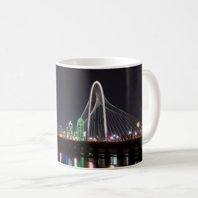 Dallas Skyline Hunt Kaffee Tasse (VorderseiteRechts)