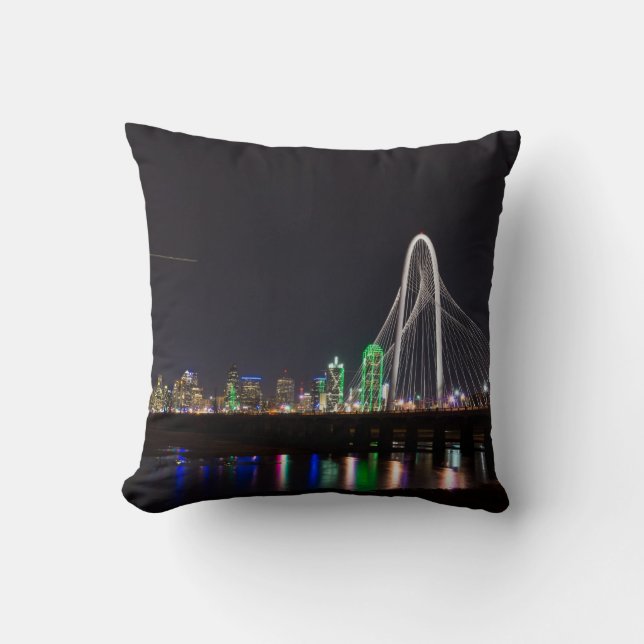 Dallas Skyline Hunt Kissen (Vorderseite)