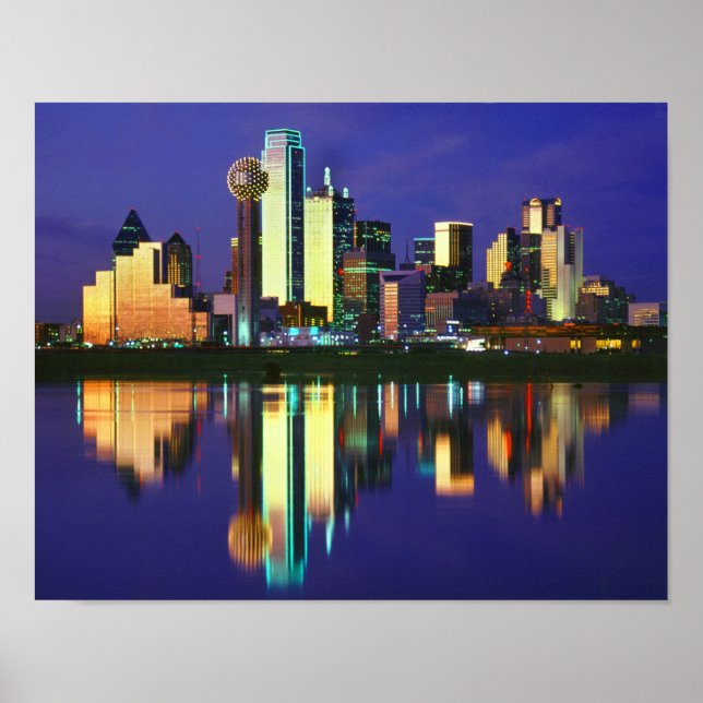 Dallas Skyline Poster (Vorne)