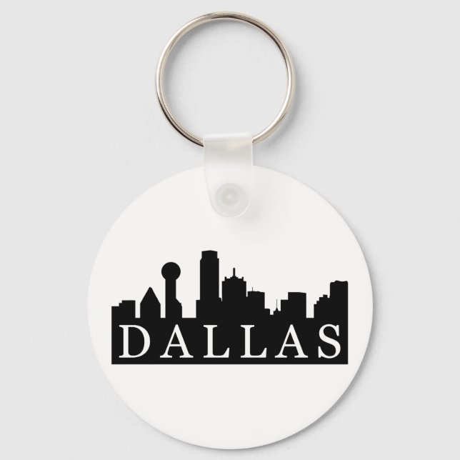 Dallas Skyline Schlüsselanhänger (Vorderseite)