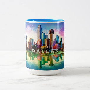 Dallas Skyline Städtische Tasse