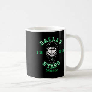 Dallas Stars Hockeymaske Schwarz Offiziell Lizenzi Kaffeetasse