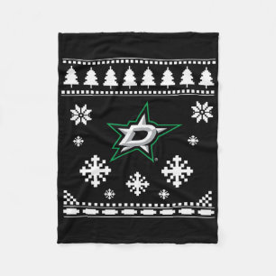 Dallas Stars Ugly Christmas Sweater Holidaze Fleecedecke