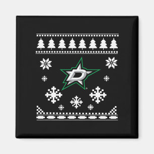 Dallas Stars Ugly Christmas Sweater Holidaze Magnet