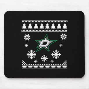 Dallas Stars Ugly Christmas Sweater Holidaze Mousepad