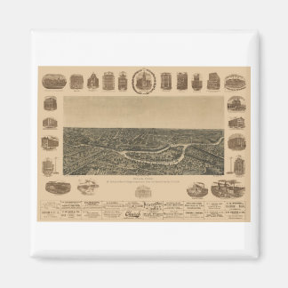 Dallas Texas 1892 Magnet