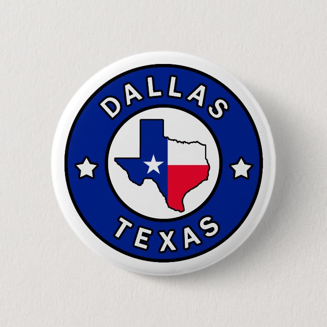 Dallas Texas Button (Vorderseite)