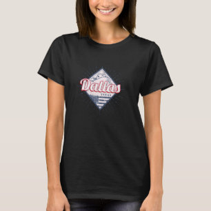 Dallas Texas City United Staaten Vintag USA Holida T-Shirt