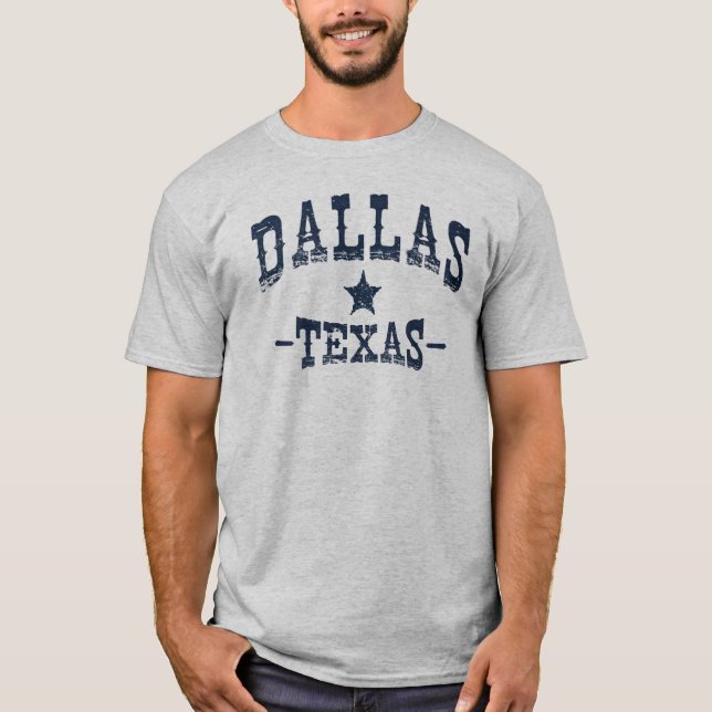 Dallas Texas Die Städte Amerikas T-Shirt (Vorderseite)