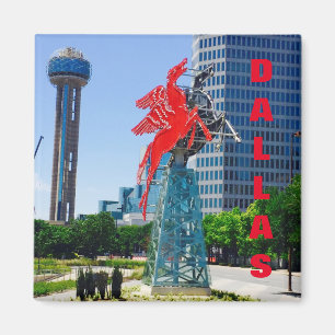 Dallas Texas Downtown Sehenswürdigkeiten Magnet