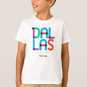 Dallas Texas Mitte Jahrhundert, Pop Art, T-Shirt