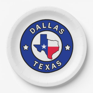 Dallas Texas Pappteller