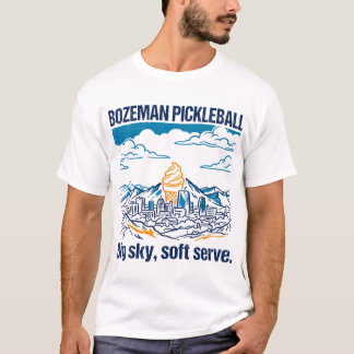 Dallas Texas Pickleball Big State Soft Hands T-Shirt