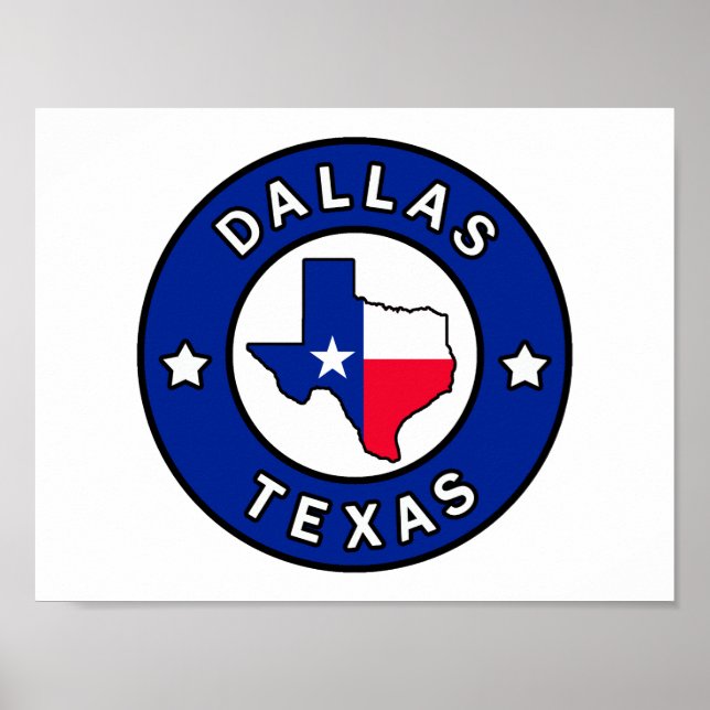 Dallas Texas Poster (Vorne)