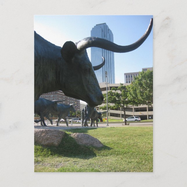 Dallas TEXas Postkarte (Vorderseite)